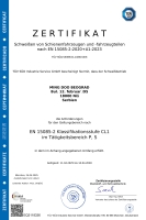 Certificate_EN15085-2 CL1 DE